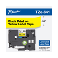 Cinta Brother Tze641Tze64G Negro Sobre Amarillo Pt300 Pt300B Pt310 Pt310B 18Mmx8M