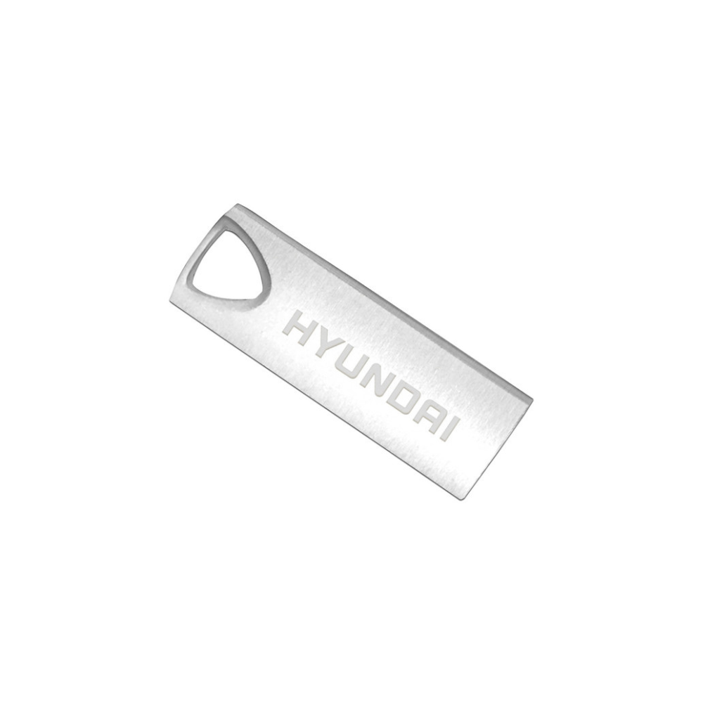 Memoria USB HYUNDAI U2BK/32GAS, Plata, 32 GB, USB 2.0, 10 MB/s, 3 MB/s