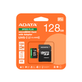 Memoria ADATA 128GB MicroSD Speed Plus con adaptador SD clase 10 A2 U3 V30 180MB/s