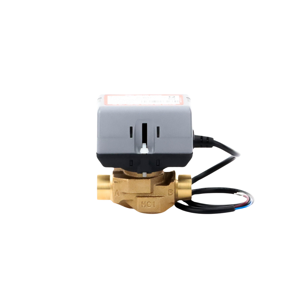 Válvula 3/4 De 2 Vías Conexión de rosca BSPT Con actuador que trabaja de 200 a 240V