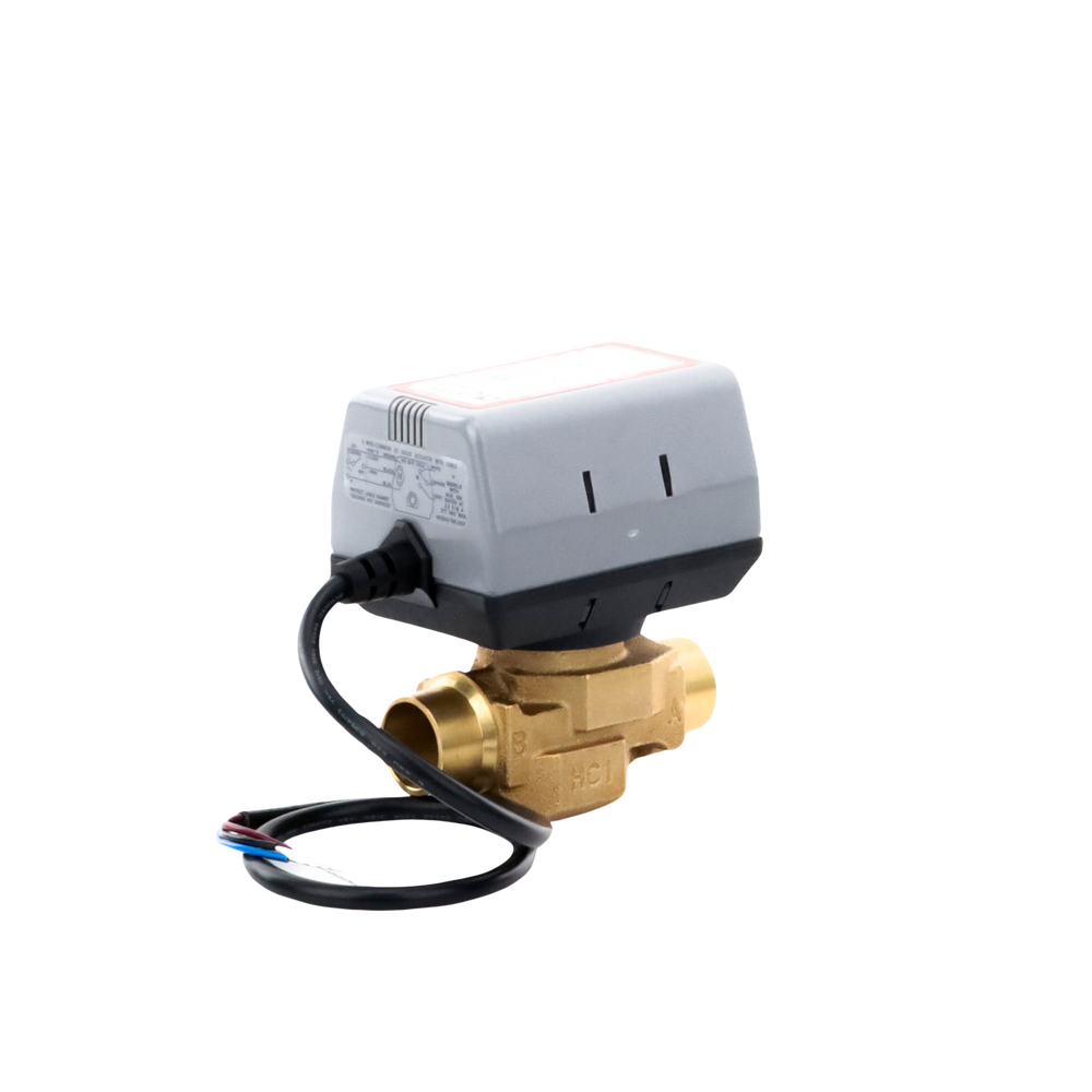 Válvula 3/4 De 2 Vías Conexión de rosca BSPT Con actuador que trabaja de 200 a 240V