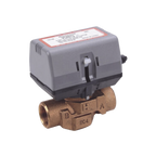 Válvula 3/4 De 2 Vías Conexión de rosca BSPT Con actuador que trabaja de 200 a 240V