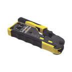 Ponchadora, Pelacables y Cortacables con Matraca para Conectores RJ45, RJ11 y RJ12
