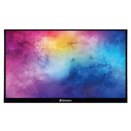 Monitor Verbatim Portatil 14" Full HD Resolucion 1920x1080 Color Negro