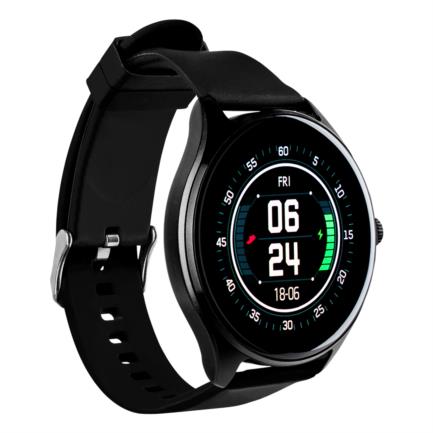 Smart Watch Vorago SW-505 Redondo IP67 Bluetooth Pantalla AMOLED 1.43" Tactil Negro 2 Extensibles