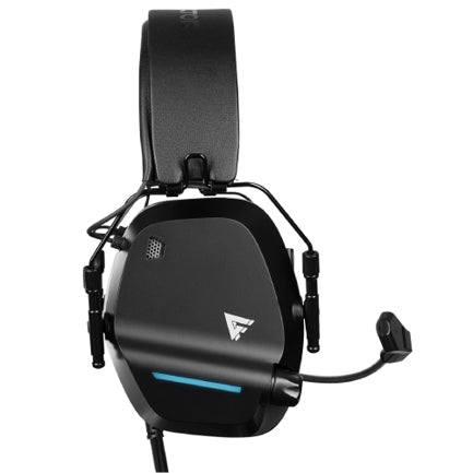 DIADEMA GAME FACTOR HSG550 CONEXION POR USB / MICROFONO AJUSTABLE / SURROUND 7.1 / NEGRO