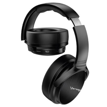 Diadema Vorago HPB-401 Bluetooth 5.0 Micro SD 3.5mm Negro