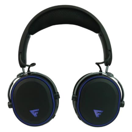 Diadema Game Factor HSB600 Gaming, Inalámbrica RGB, Triple Conectividad, Micrófono Removible, Surround 7.1, Color Negro