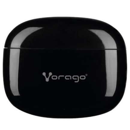 Audífono Vorago ESB-202 Bluetooth 5.3 Manos Libres 4.5h Control Táctil Negro