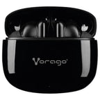Audífono Vorago ESB-202 Bluetooth 5.3 Manos Libres 4.5h Control Táctil Negro