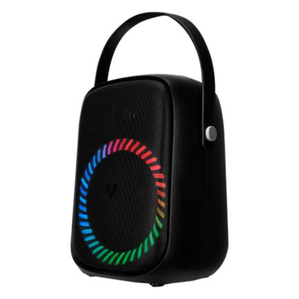 Mini Bafle Vorago KSP-455 40W Recargable 1 Micrófono Inalámbrico C/Correas TWS IPX5 Bluetooth