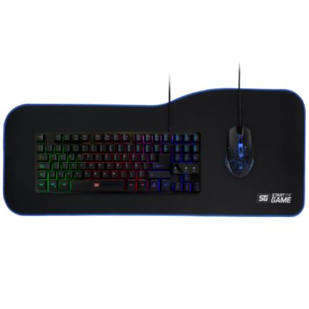 Tapete Vorago Start The Game MPG-301 XL Control de Velocidad Negro
