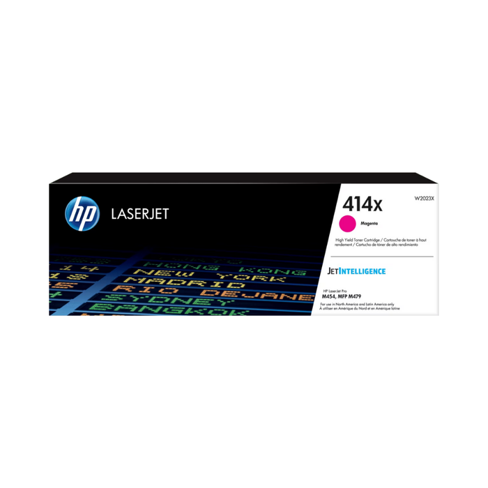 Tóner HP 414X LaserJet Magenta Alto Rendimiento Original