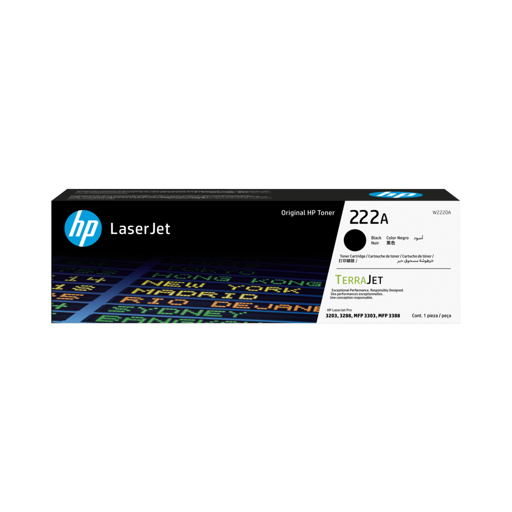Tóner HP 222A LaserJet Negro
