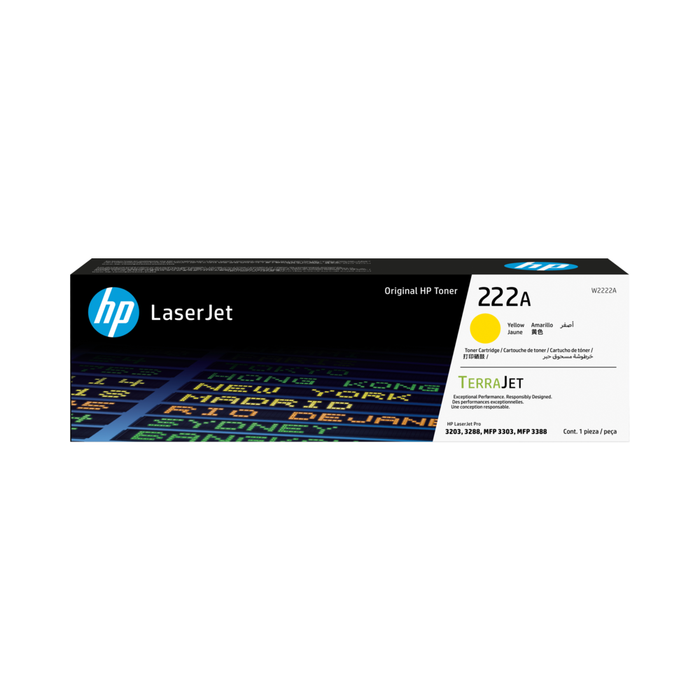 Tóner HP 222A LaserJet Amarillo