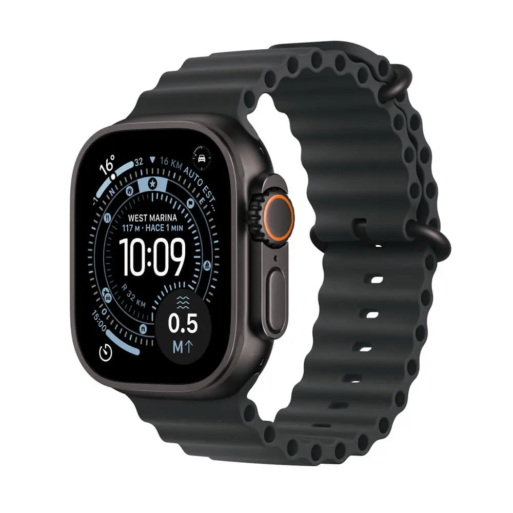 Apple Watch Ultra 3 Smart Watch 49mm x 44mm Negro Titanio 5G LTE Sensores Avanzados Monitor de Sueño