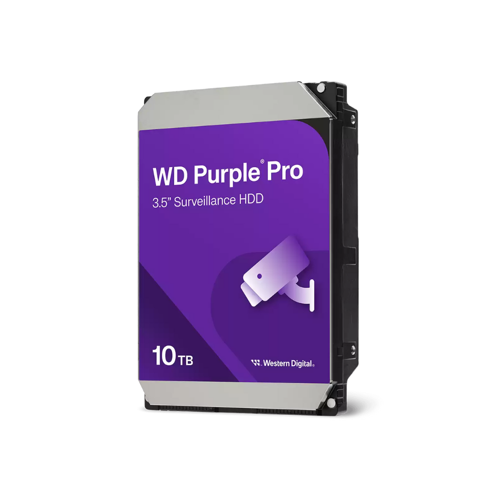 Disco Duro Purple Pro 10TB 7200RPM para Videovigilancia con Analiticos 24/7 y 5 Años de Garanti­a