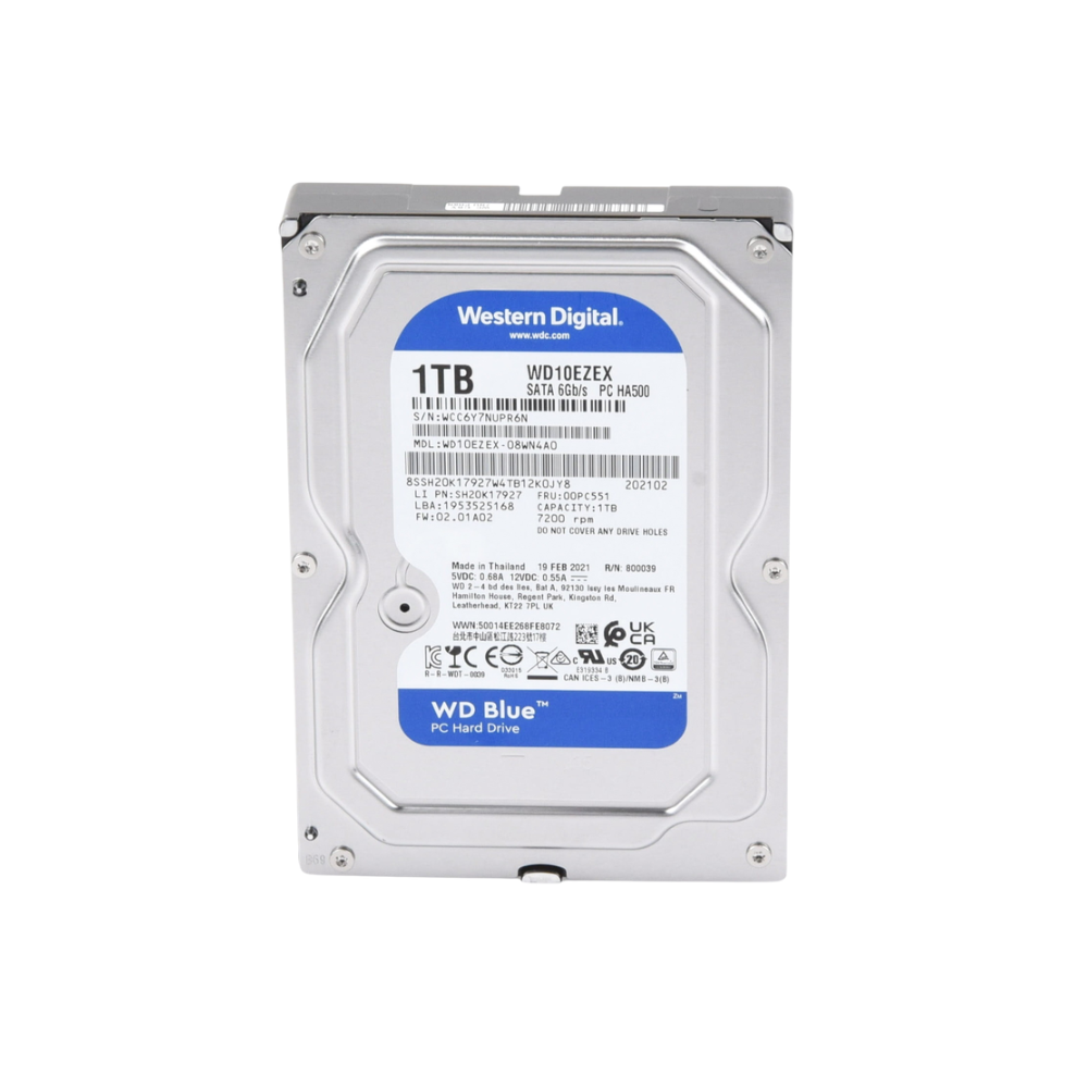 Disco Duro Blue 1TB 7200RPM para PC con 1 Año de Garantia