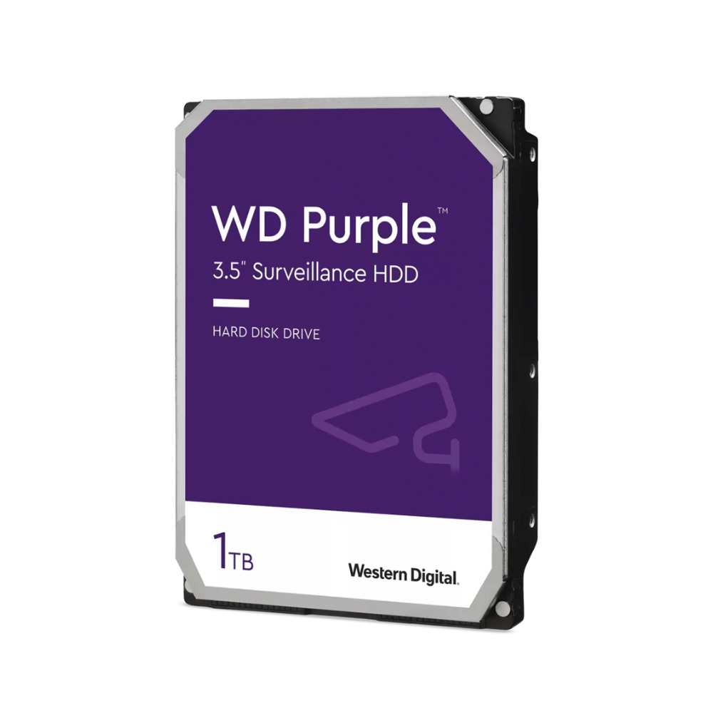Disco Duro Purple 1TB 5400RPM para Videovigilancia 24/7 con 3 Años de Garantia