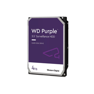 Disco Duro WD Purple 4TB para Videovigilancia 24/7 con 3 Años de Garantía