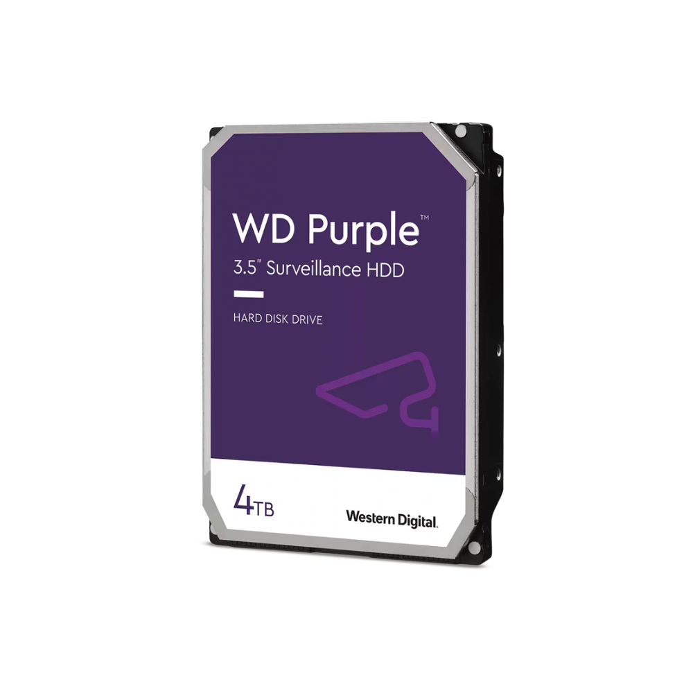Disco Duro WD Purple 4TB para Videovigilancia 24/7 con 3 Años de Garantía