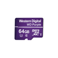 Memoria microSD Purple 64GB para Videovigilancia, 10 Veces Mayor Duración y 3 Años de Garantía