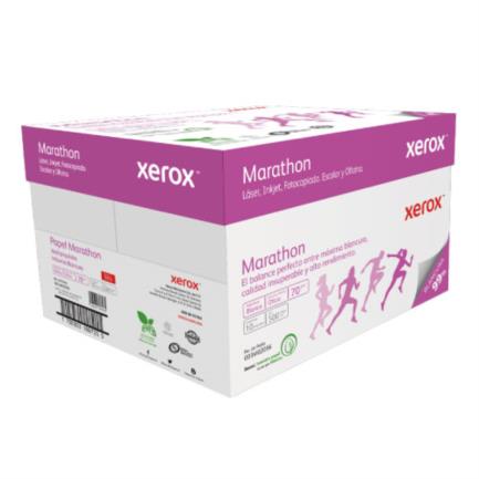 Papel Cortado Xerox Bond Marathon Oficio 70gr 99% Blancura Caja 5000 Hojas
