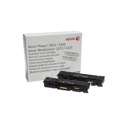 TONER XEROX DUAL PACK 106R02782 NEGRO Phaser 3260/3052/WorkCentre3215/3225 (6 000 PAG)
