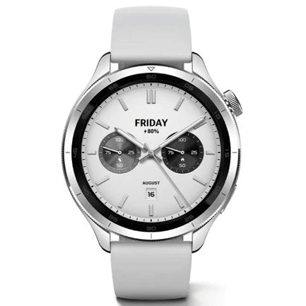 Smartwatch Xiaomi S4 1.43" 466x466 píxeles HyperOS 2 Bluetooth 5.3 Resistente al Agua Color Plata