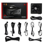 Fuente de Poder XPG 650W CORE REACTOR II 80 Plus Gold FDB Cojinete fluidodinamico 1x12VHPWR 4xPCIE 2xEPS 2400 RPM ATX 3.0