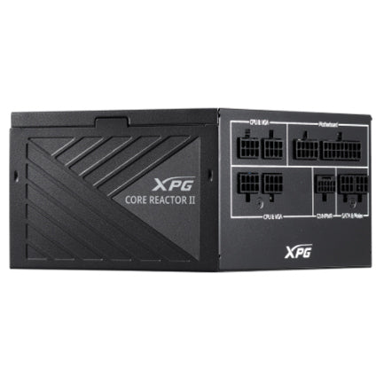 Fuente de Poder XPG 650W CORE REACTOR II 80 Plus Gold FDB Cojinete fluidodinamico 1x12VHPWR 4xPCIE 2xEPS 2400 RPM ATX 3.0