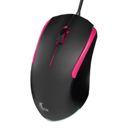 Combo teclado mouse y mousepad gaming RGB XTech Hasha XTK-535S - Tamaño full size - Conexion USB - Español - Color Negro
