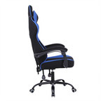 Silla Gamer Xzeal XZ20 Tela Foam Reclinable 140° Base Metal Pistón Clase 3 115Kg Brazos Fijos Negro-Azul
