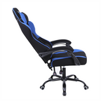 Silla Gamer Xzeal XZ20 Tela Foam Reclinable 140° Base Metal Pistón Clase 3 115Kg Brazos Fijos Negro-Azul