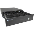 Cajón de Dinero Hostech HT-300 4 Billetes 8 Monedas RJ11 Metálico Microswitch Negro