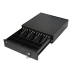 Cajón de Dinero Hostech HT-300 4 Billetes 8 Monedas RJ11 Metálico Microswitch Negro