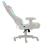 Silla Gamer Xzeal XZ15 RGB Tela Foam Reclinable 180° Base Metal Pistón Clase 4 150Kgs Brazos 4D Blanco