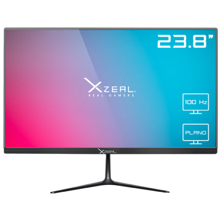 Monitor Xzeal 23.8" XST 560-2 Panel Plano VA FHD 100Hz VGA HDMI Vesa 100x100mm Negro