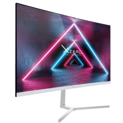 Monitor Gamer Xzeal XST-570 23.8" Curvo, FHD 1920x1080, 100Hz, VGA/HDMI, VESA, Color Blanco