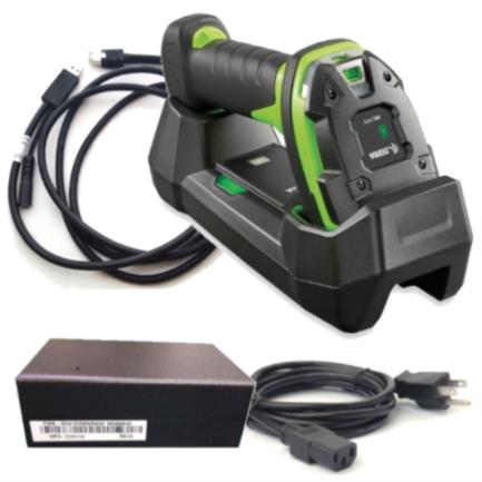Escaner Industrial Zebra Inalambrico DS3678-XR 1D/2D (Lectura Extendida de hasta 32m) Rugged con Motor Vibrador incluye Cable USB (CBA-U42-S07PAR) Cuna (STB3678-C100F3WW) Fuente (PWR-BGA12V50W0WW) Cable corriente (23844-00-00R)