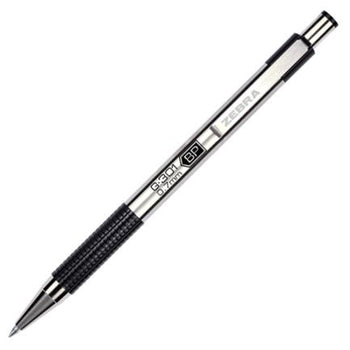 Bolígrafo Zebra Rollerball G-301 Punto Mediano 0.7Mm Tinta Gel Color Negro C/12 Pzas