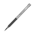 Boligrafo F-301 Compac Grip Gris Punto Fino Tinta Negra Cuerpo De Acero Inoxidable Caja C/12