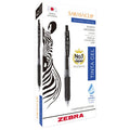 Boligrafo Zebra Sarasa Clip Rollerball Retractil Punto Mediano 0.7 Tinta Gel Color Negro Caja C/6