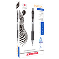 Bolígrafo Zebra Sarasa Retráctil Punto Fino 0.5Mm Tinta Gel Color Negro C/6 Pzas