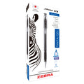 Bolígrafo Zebra J Roller Rx Punto Fino 0.5Mm Tinta Gel Color Negro C/6 Pzas