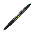 Resaltador Zebra Jroller Hl Doble Punta Color Azul Caja C/6