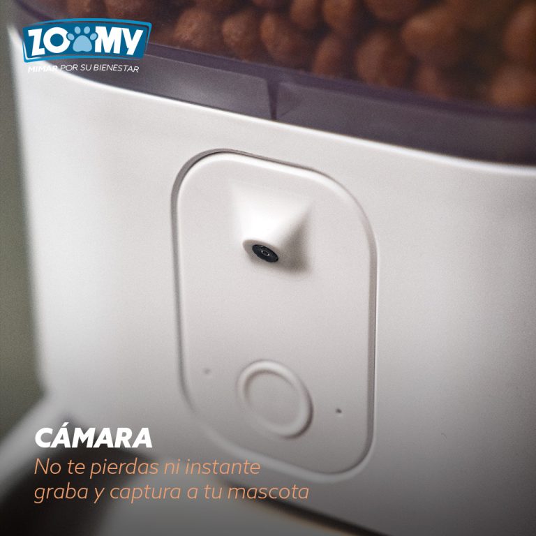 Comedero Inteligente con Cámara para Mascotas 6L Control por App Plato de Acero Inoxidable