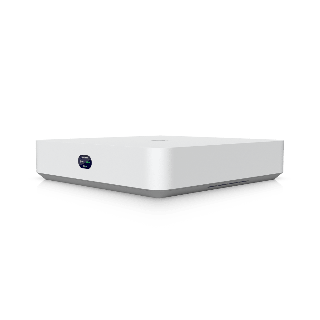 UniFi Protect UNVR Instant Kit con NVR Instant, 4 Cámaras G5 Turret Ultra y Disco Duro de 1 TB para una Configuración Rápida y Sencilla