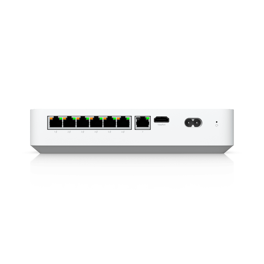 UniFi Protect UNVR Instant Kit con NVR Instant, 4 Cámaras G5 Turret Ultra y Disco Duro de 1 TB para una Configuración Rápida y Sencilla