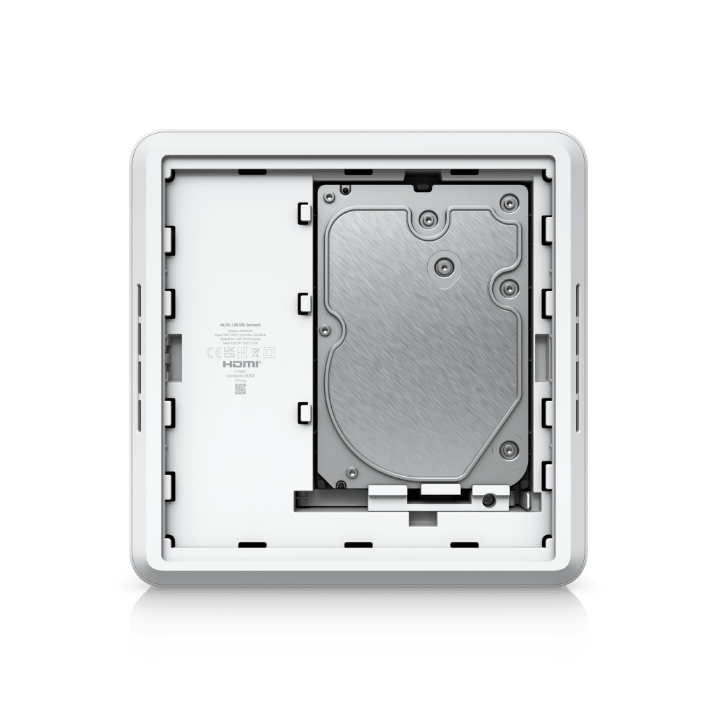 UniFi Protect UNVR Instant Kit con NVR Instant, 4 Cámaras G5 Turret Ultra y Disco Duro de 1 TB para una Configuración Rápida y Sencilla